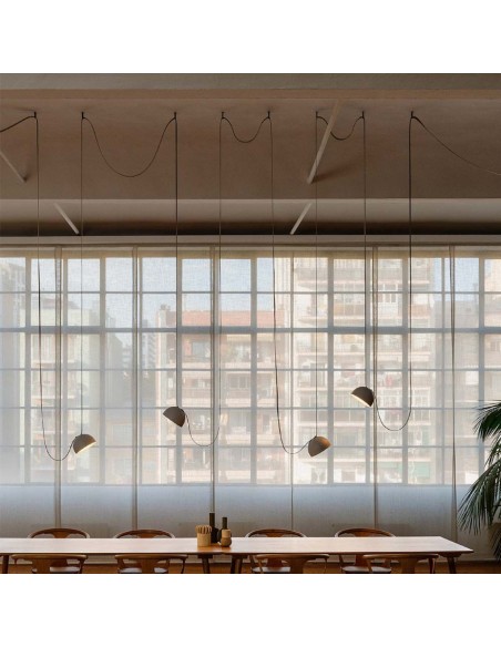 23110-Faretto LED COB da Binario in Tessuto Magnetico  Colore Bianco -5