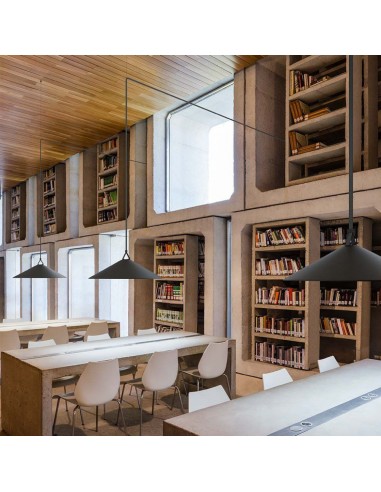 23111-Faretto LED COB da Binario in Tessuto Magnetico  Colore Nero -3