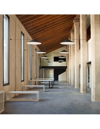 23111-Faretto LED COB da Binario in Tessuto Magnetico  Colore Nero -6