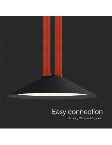 23111-Faretto LED COB da Binario in Tessuto Magnetico  Colore Nero -7