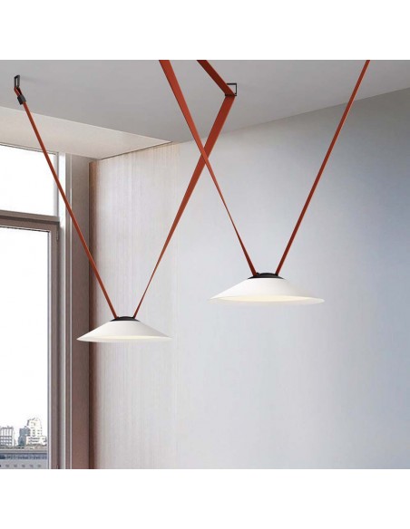 23112-Faretto LED COB da Binario in Tessuto Magnetico  Colore Bianco -3