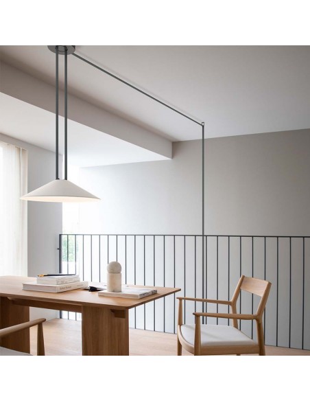 23112-Faretto LED COB da Binario in Tessuto Magnetico  Colore Bianco -5