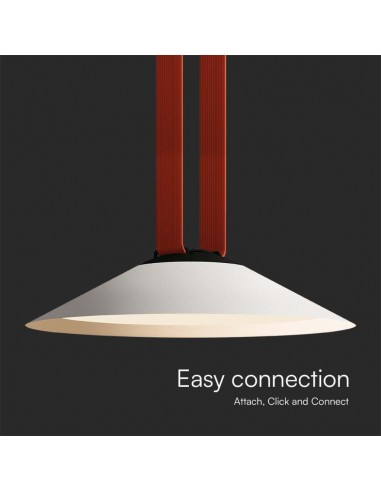 23112-Faretto LED COB da Binario in Tessuto Magnetico  Colore Bianco -6