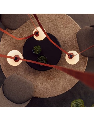 23125-Binario in Tessuto m per Montaggio Faretti Colore Rosso-5