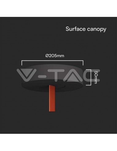 23127-Supporto di superficie d mm h mm Colore Nero SKU  / -2