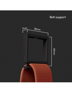 23135-Supporto per Cintura Montaggio in Soffitto Corpo Nero  pezzi SKU  / -1 2