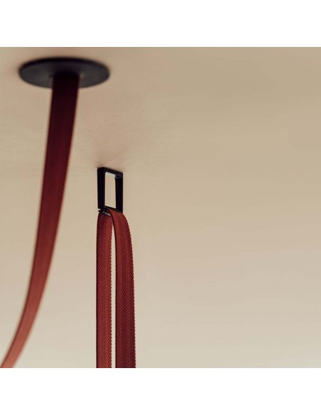 23135-Supporto per Cintura Montaggio in Soffitto Corpo Nero  pezzi SKU  / -3