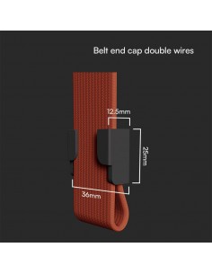 23136-Clip Terminale per Binario a doppio filo Colore Nero  pezzi SKU  / -1 2