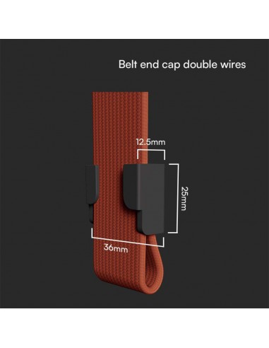 23136-Clip Terminale per Binario a doppio filo Colore Nero  pezzi SKU  / -2