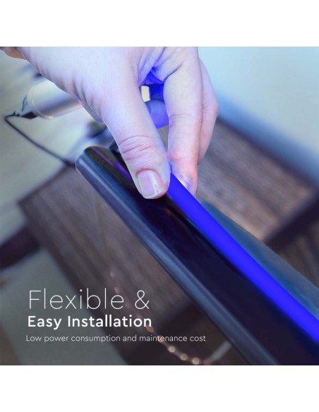 23142-Strip LED COB- /m m V Colore Blu  mm-6