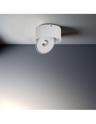 23157-Faretto LED COB da Incasso Rotondo  Inclinabile Colore Bianco in-6