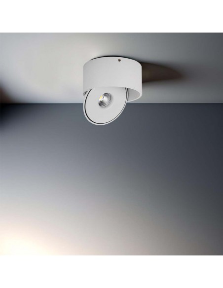 23157-Faretto LED COB da Incasso Rotondo  Inclinabile Colore Bianco in-6