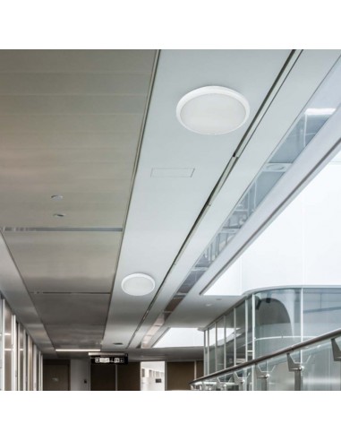 23160-Plafoniera LED Rotonda  con Sensore Microonde d mm h mm CCT Regolabile -4