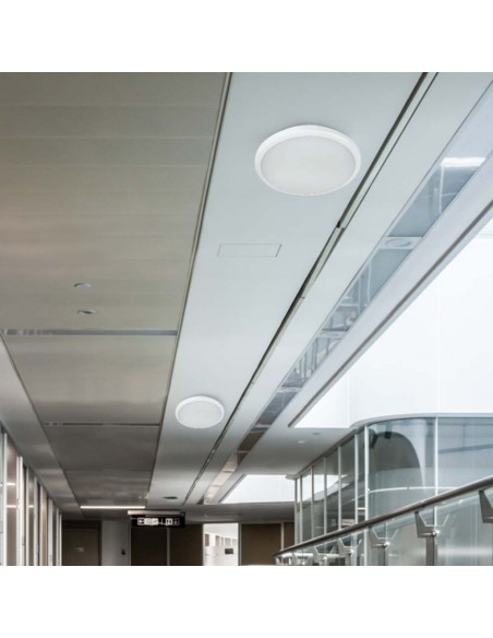 23160-Plafoniera LED Rotonda  con Sensore Microonde d mm h mm CCT Regolabile -4