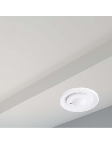 23165-Sensore di Movimento a Microonde   Orientabile Montaggio a Incasso Colore Bianco-4