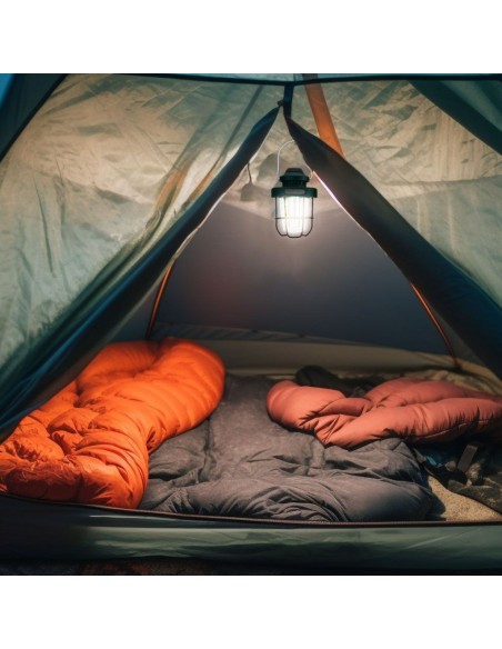 23337-Lampada LED Lanterna da Campeggio  SMD   Filamento Ricaricabile con USB C Dimmerabile IP Colore Verde -4