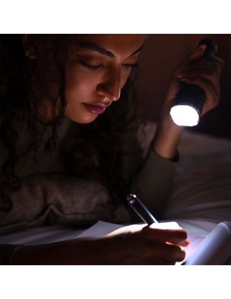 23338-Torcia LED  con Batteria Ricaricabile USB C LM/W IP-3