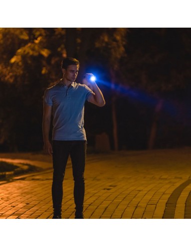 23338-Torcia LED  con Batteria Ricaricabile USB C LM/W IP-4