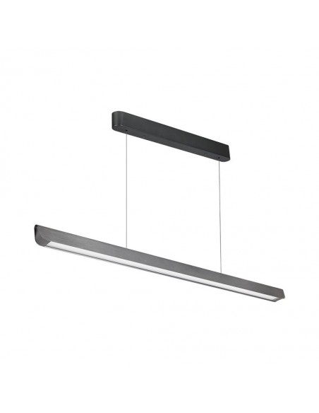 23347-Plafoniera LED Chip Samsung a Sospensione  Lineare Colore Grigio opaco  in-1