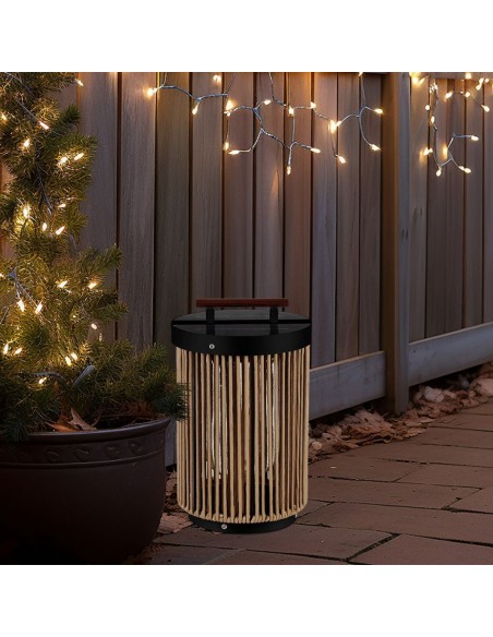 23349-Lampada Solare LED da Terra  con Telecomando  -5