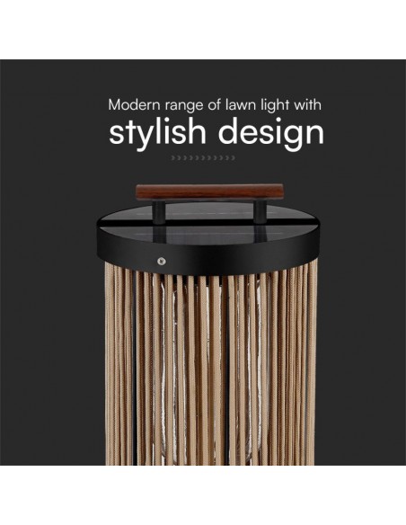 23349-Lampada Solare LED da Terra  con Telecomando  -7
