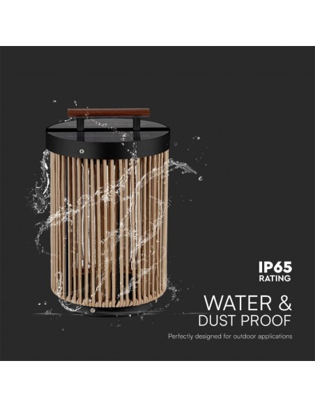 Lampada Solare LED da Terra 2.5W con Telecomando 3000K IP65