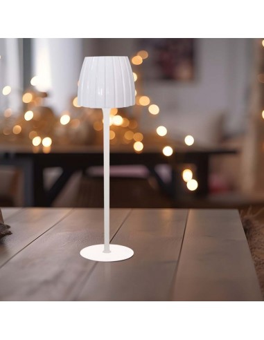 23355-Lampada LED da Tavolo  xmm Colore Bianco ricaricabile con USB C Touch Dimmerabile in-5