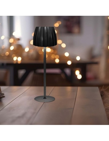 23356-Lampada LED da Tavolo  xmm Colore Nero ricaricabile con USB C Touch Dimmerabile in-5