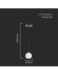 23376-Lampada LED a Sospensione con Attacco per Faretti Gx Max -1 2