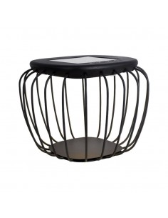 23384-Lampada LED Decorativa  con Pannello Solare  Corpo Grigio xmm CCT  IP-1