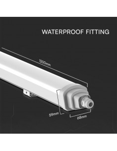 23387-Plafoniera LED Chip Samsung Impermeabile  LM/W Collegabile GT-Series cm  -1 2
