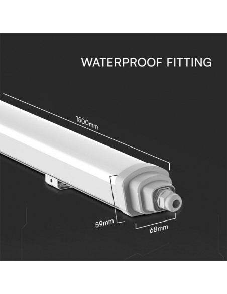 23389-Plafoniera LED Chip Samsung Impermeabile  LM/W Collegabile GT-Series cm  -2