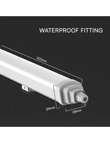 23392-Plafoniera LED Chip Samsung Impermeabile  LM/W Collegabile GT-Series cm  -2