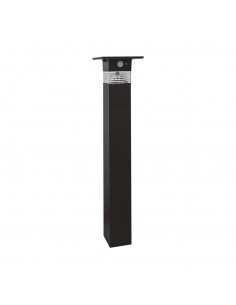 23401-Piantana Solare LED da Giardino  Con Sensore PIR Colore Nero  IP-1