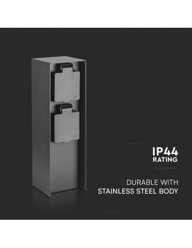 23402-Multipresa da Giardino a Colonna con x Prese Schuko A-7