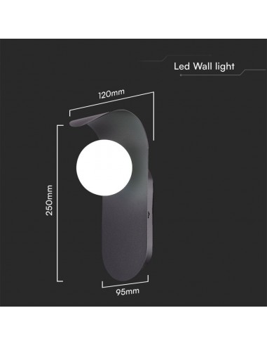 23407-Applique da Parete con Attacco per Faretti Gx max in Metallo e Vetro-3