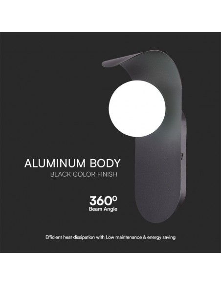 23407-Applique da Parete con Attacco per Faretti Gx max in Metallo e Vetro-6