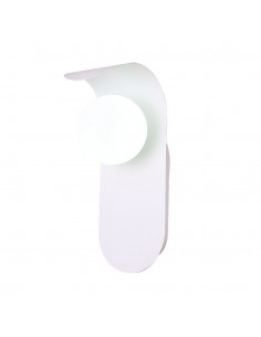 23408-Applique da Parete con Attacco per Faretti Gx max in Metallo e Vetro-1