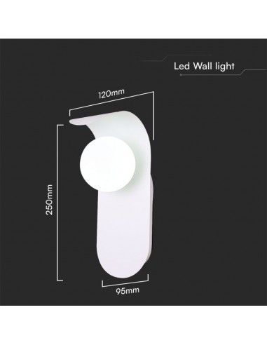 23408-Applique da Parete con Attacco per Faretti Gx max in Metallo e Vetro-3