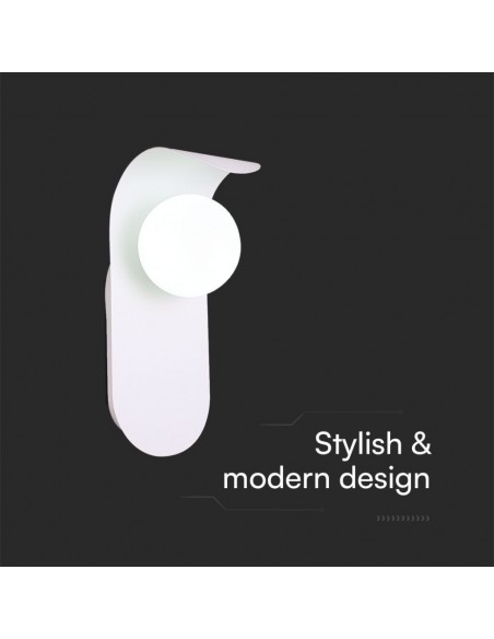 23408-Applique da Parete con Attacco per Faretti Gx max in Metallo e Vetro-5