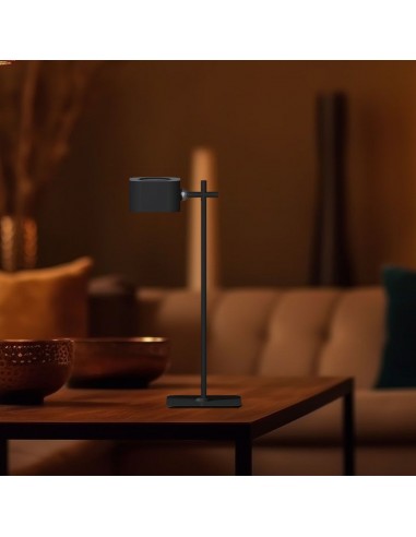 23411-Lampada LED da Tavolo Magnetica  con Batteria Ricaricabile USB C Colore Nero Touch Dimmerabile in-7