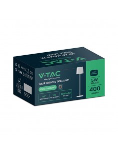 23412-Lampada LED da Tavolo Magnetica  con Batteria Ricaricabile USB C Colore Bianco Touch Dimmerabile in -1 2