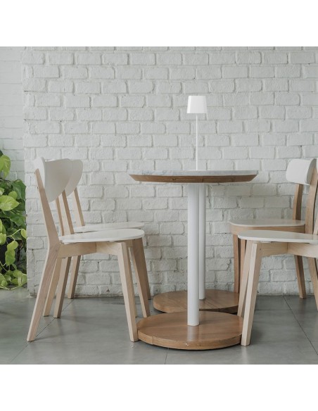 23412-Lampada LED da Tavolo Magnetica  con Batteria Ricaricabile USB C Colore Bianco Touch Dimmerabile in -6