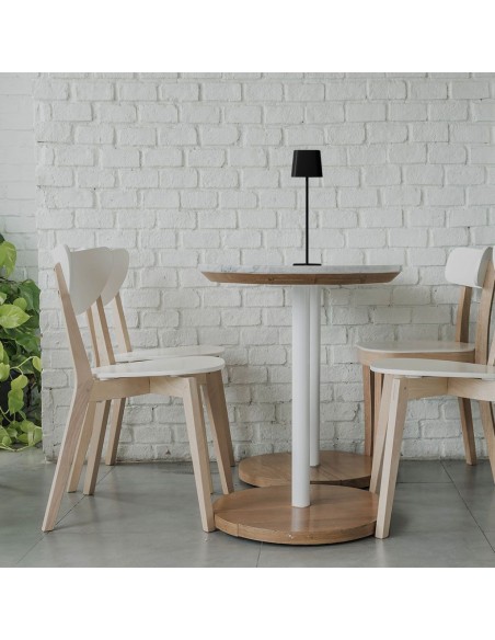 23413-Lampada LED da Tavolo Magnetica  con Batteria Ricaricabile USB C Colore Nero Touch Dimmerabile in -6