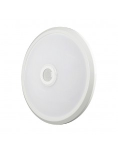 23418-Plafoniera LED Chip Samsung Rotonda  con Sensore PIR Colore Bianco in-1