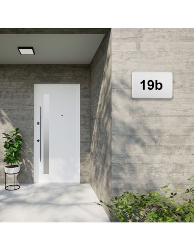 23422-Lampada LED Chip Samsung da Muro Rettangolare  Segna Civico in -6