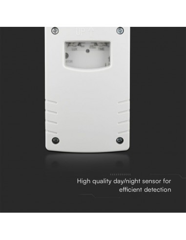 23423-Interruttore Crepuscolare con Programmazione Notturna e Timer Colore Bianco -6