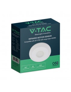 23427-Sensore PIR a Infrarossi  Rilevamento a  Montaggio a Plafone Colore Bianco-1 2