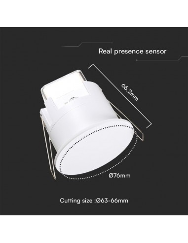 23429-Sensore di Movimento/Presenza con Rilevamento a  Max m-3