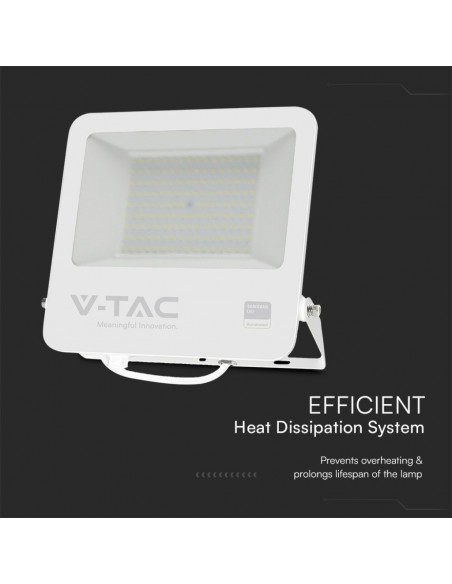 Faro LED SMD Chip Samsung 100W Cavo 1m Bianco 4000K IP65